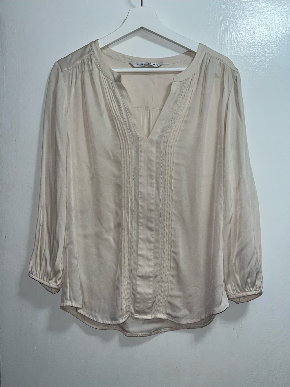 Trina Turk Silk Blend Blouse *HAS FLAWS*